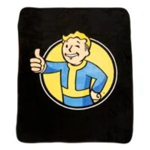 Fallout Vault Boy Large Fleece Blanket - Licensed Bethesda Merchandise